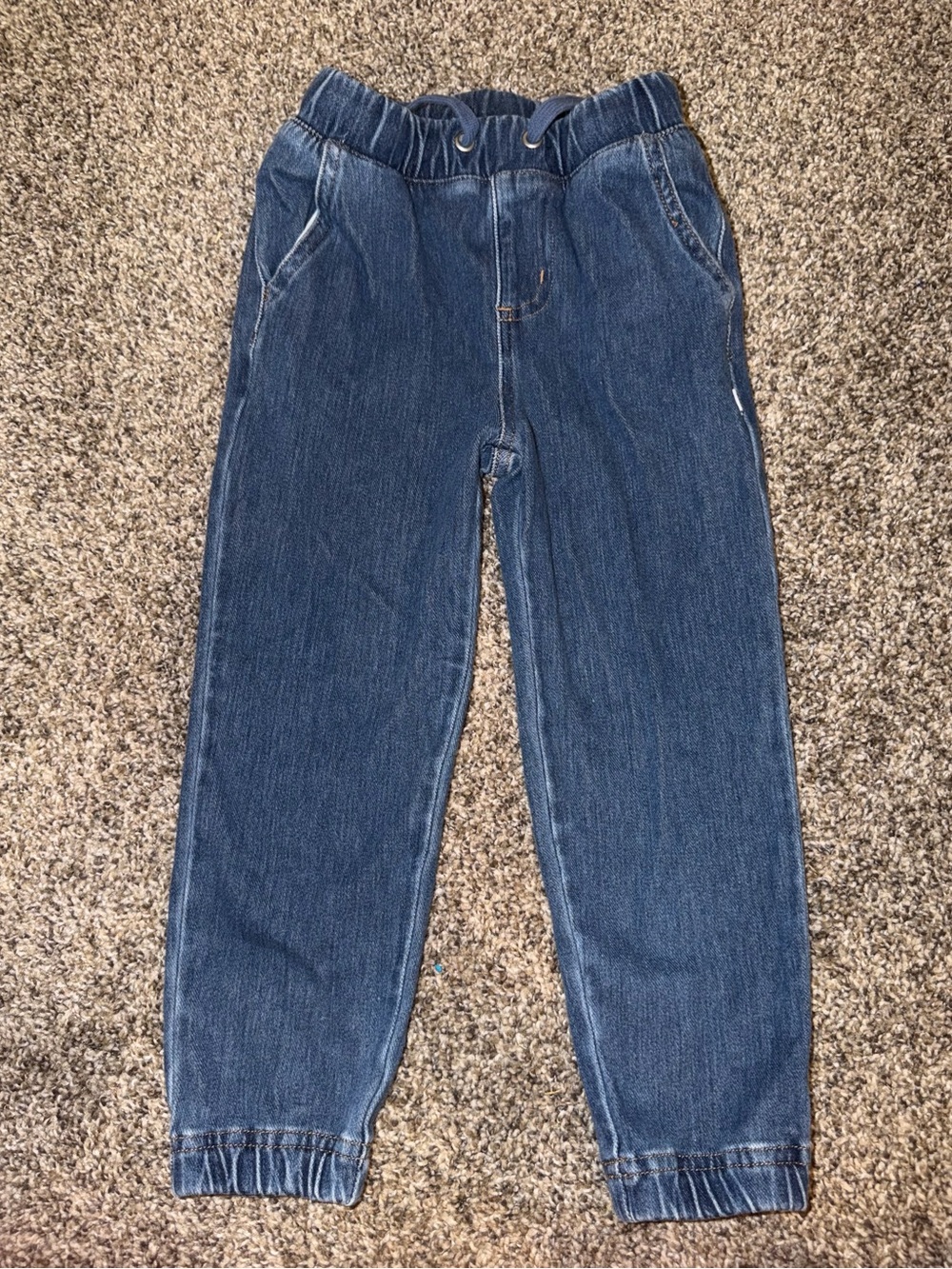 Little Sleepies play denim jogger pants size 4t